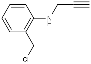 2-(chloromethyl)-N-(prop-2-yn-1-yl)aniline Structure