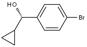 (S)-(4-bromophenyl)(cyclopropyl)methanol Structure