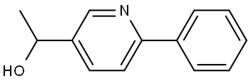 1-(6-phenylpyridin-3-yl)ethanol Structure