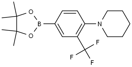 1-[4-(4,4,5,5-Tetramethyl-1,3,2-dioxaborolan-2-yl)-2-(trifluoromethyl)phenyl]... Structure