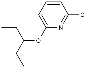 2-Chloro-6-(1-ethylpropoxy)pyridine Structure