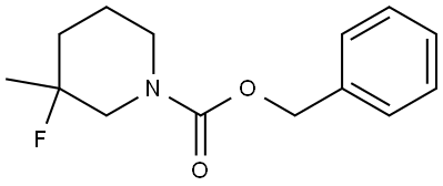 benzyl 3-fluoro-3-methylpiperidine-1-carboxylate Structure