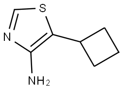 4-Amino-5-cyclobutylthiazole Structure