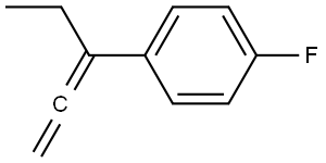 1-fluoro-4-(penta-1,2-dien-3-yl)benzene Structure