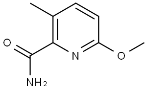 6-Methoxy-3-methyl-2-pyridinecarboxamide Structure