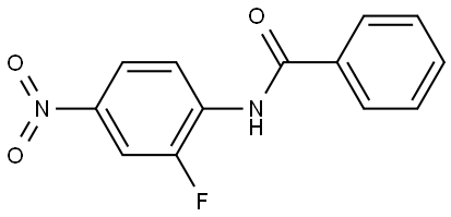 Benzamide, N-(2-fluoro-4-nitrophenyl)- Structure