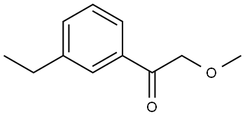 1-(3-ethylphenyl)-2-methoxyethanone Structure