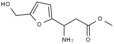 METHYL 3-AMINO-3-[5-(HYDROXYMETHYL)FURAN-2-YL]PROPANOATE Structure