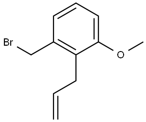 2-allyl-1-(bromomethyl)-3-methoxybenzene Structure