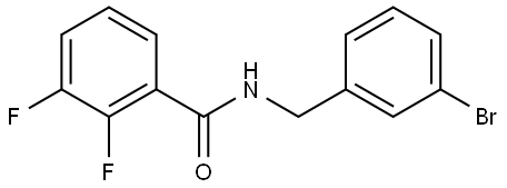 N-[(3-Bromophenyl)methyl]-2,3-difluorobenzamide Structure