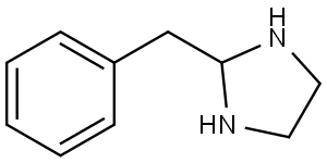 Imidazolidine, 2-(phenylmethyl)- Structure