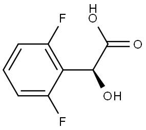 (2S)-2-(2,6-difluorophenyl)-2-hydroxyacetic acid Structure