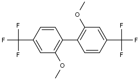 2,2'-Dimethoxy-4,4'-bis(trifluoromethyl)-1,1'-biphenyl Structure