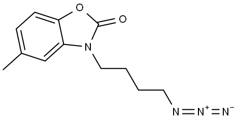 3-(4-azidobutyl)-5-methylbenzo[d]oxazol-2(3H)-one Structure