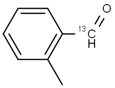 o-Tolualdehyde-13C1 (carbonyl-13C) Structure