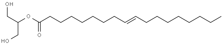 (E)-1,3-Dihydroxypropan-2-yloctadec-9-enoate Structure