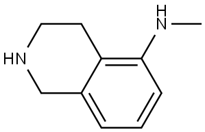 1,2,3,4-Tetrahydro-N-methyl-5-isoquinolinamine Structure