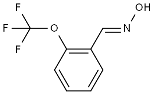 Benzaldehyde, 2-(trifluoromethoxy)-, oxime, [C(E)]- Structure