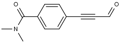 N,N-Dimethyl-4-(3-oxo-1-propyn-1-yl)benzamide Structure