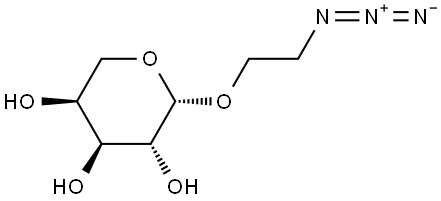 2-Azidoethyl β-L-arabinopyranoside Structure