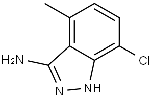 7-Chloro-4-methyl-1H-indazol-3-amine Structure