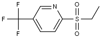 2-(Ethylsulfonyl)-5-(trifluoromethyl)pyridine Structure