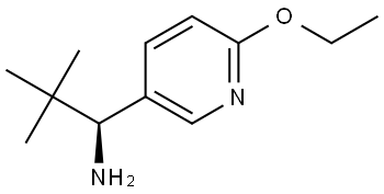 (1S)-1-(6-ETHOXY(3-PYRIDYL))-2,2-DIMETHYLPROPYLAMINE Structure