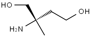 (2S)-2-amino-2-methylbutane-1,4-diol Structure