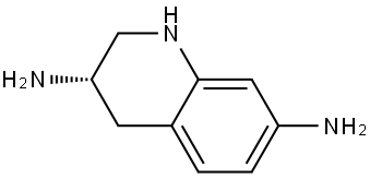 (3S)-1,2,3,4-tetrahydroquinoline-3,7-diamine Structure