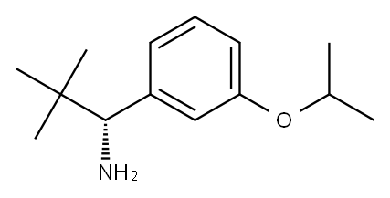 (R)-1-(3-isopropoxyphenyl)-2,2-dimethylpropan-1-amine Structure