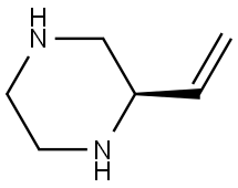 (2R)-2-ethenylpiperazine Structure