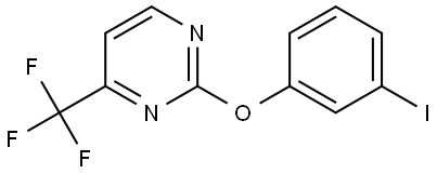 2-(3-Iodophenoxy)-4-(trifluoromethyl)pyrimidine Structure