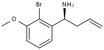 (1S)-1-(2-BROMO-3-METHOXYPHENYL)BUT-3-EN-1-AMINE Structure