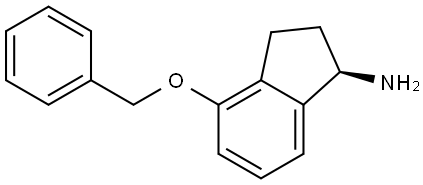 (1R)-4-(benzyloxy)-2,3-dihydro-1H-inden-1-amine Structure