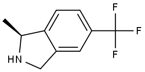 (1S)-1-methyl-5-(trifluoromethyl)-2,3-dihydro-1H-isoindole Structure