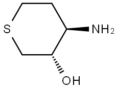 D-threo-Pentitol, 3-amino-1,2,3,5-tetradeoxy-1,5-epithio- Structure