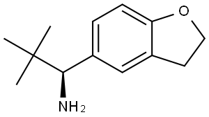 (S)-1-(2,3-dihydrobenzofuran-5-yl)-2,2-dimethylpropan-1-amine Structure