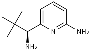 6-[(1S)-1-amino-2,2-dimethylpropyl]pyridin-2-amine Structure