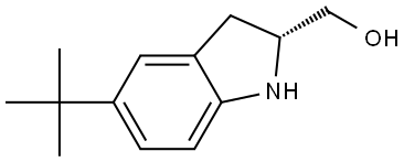 (2R)-5-tert-butyl-2,3-dihydro-1H-indol-2-yl]methanol Structure