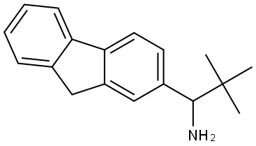 1-(9H-fluoren-2-yl)-2,2-dimethylpropan-1-amine Structure