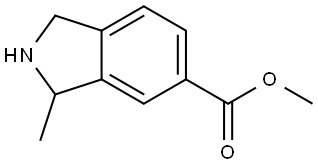 methyl 3-methyl-2,3-dihydro-1H-isoindole-5-carboxylate Structure