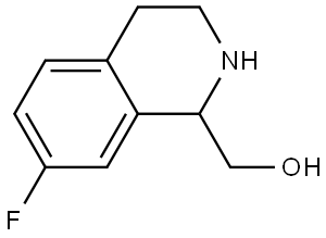(7-fluoro-1,2,3,4-tetrahydroisoquinolin-1-yl)methanol Structure