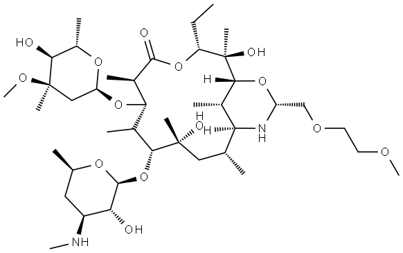 Dirithromycin impurity Structure