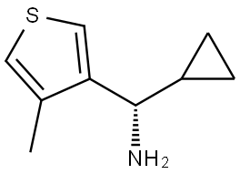 (S)-CYCLOPROPYL(4-METHYLTHIOPHEN-3-YL)METHANAMINE Structure