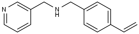 N-[(4-Ethenylphenyl)methyl]-3-pyridinemethanamine Structure