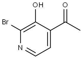 1-(2-Bromo-3-hydroxypyridin-4-yl)ethanone 구조식 이미지