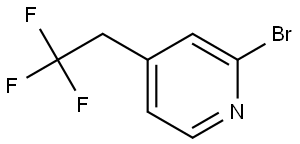 2-Bromo-4-(2,2,2-trifluoroethyl)pyridine Structure