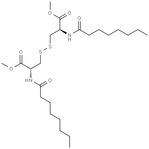 Dimethyl Dicaproyl Cystinate Structure