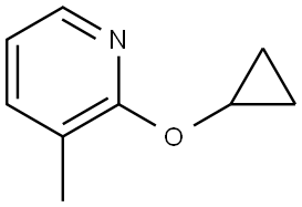 2-(Cyclopropyloxy)-3-methylpyridine Structure