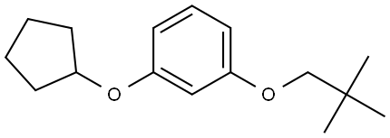 1-(Cyclopentyloxy)-3-(2,2-dimethylpropoxy)benzene Structure